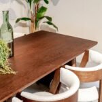 Eettafel Jule Walnoot Eikenhout - Afbeelding 4