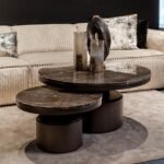 Salontafel Bregt | Laag | Bruin Marmer - Afbeelding 6