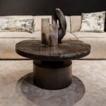 Salontafel Bregt | Laag | Bruin Marmer - Afbeelding 4