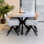 Eettafel Akagi | Deens Ovaal | Mango Ashblond - Afbeelding 6