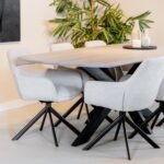 Eettafel Akagi | Deens Ovaal | Mango Ashblond - Afbeelding 4