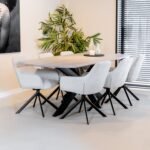 Eettafel Akagi | Deens Ovaal | Mango Ashblond - Afbeelding 3