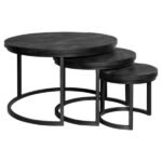 Salontafel Yara | Set van 3 | Black - Afbeelding 5