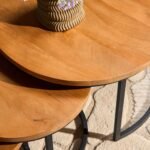 Salontafel Britt | Set van 3 | Mangohout | NIEUW - Afbeelding 3