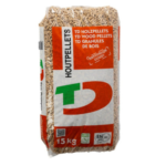 Ten Damme witte houtpellets / pelletkorrels 66 x 15 kg. 990 kg. ENplus A1 . - Afbeelding 2